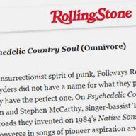 Rolling Stone review of Psychedelic Country Soul