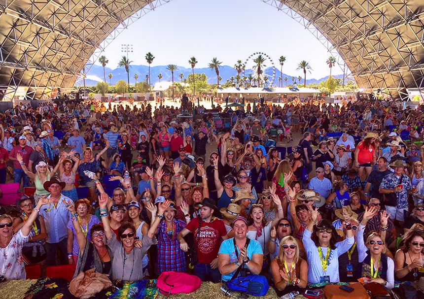 The Long Ryders - View from the stage at Stagecoach