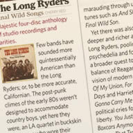  Classic Rock Magazine Review of Final Wild Songs