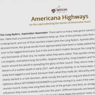 Americana Highways Bentley’s Bandstand review of September November
