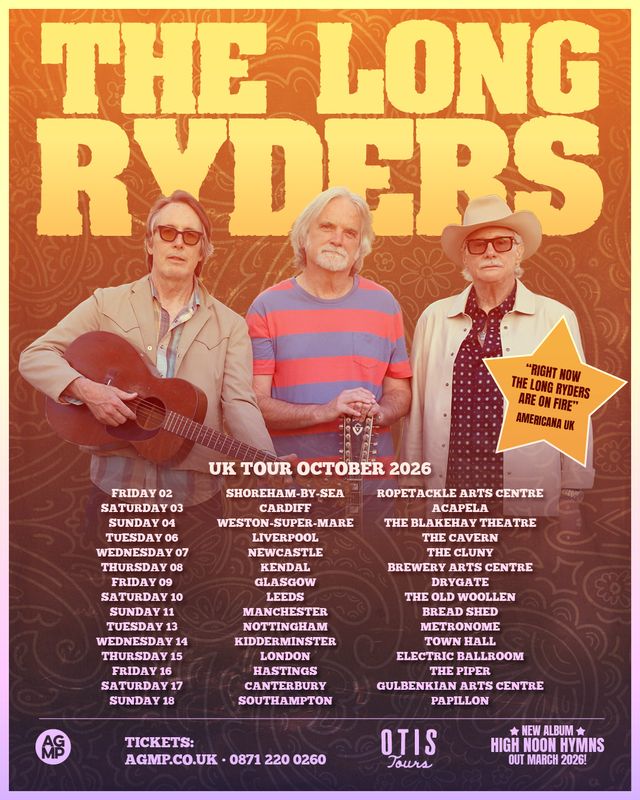 The Long Ryders October 2026 Tour Poster