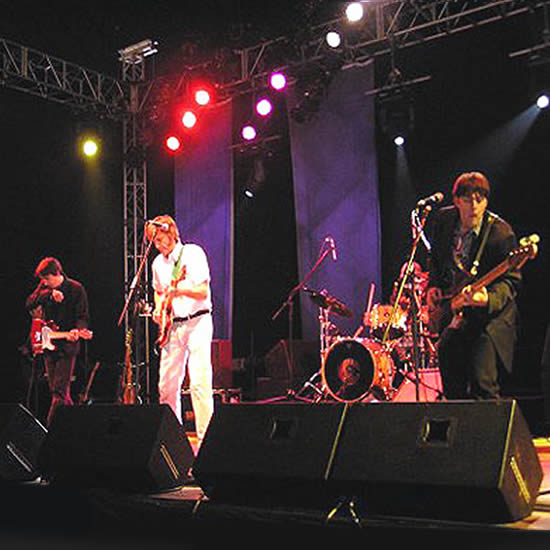On Stage at Glastonbury Festival 2004